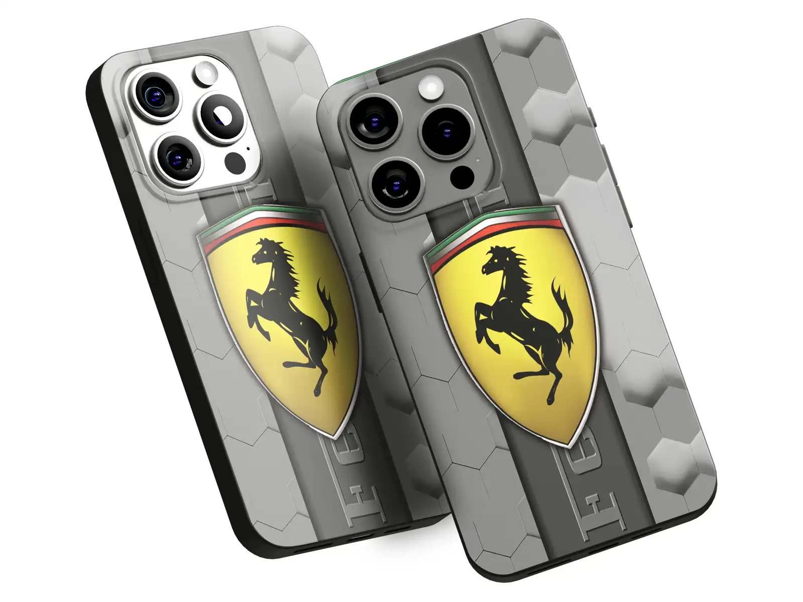 Ferrari Custodia Silicone Telefono Tocco di Lusso